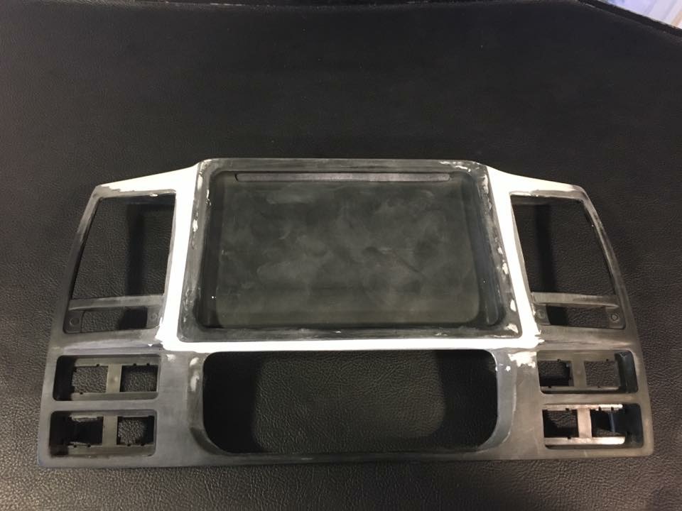 Custom centre console display fascia